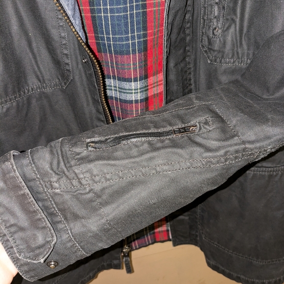 Black Hurley Canvas Snowboarding Jacket - Picture 4 of 4